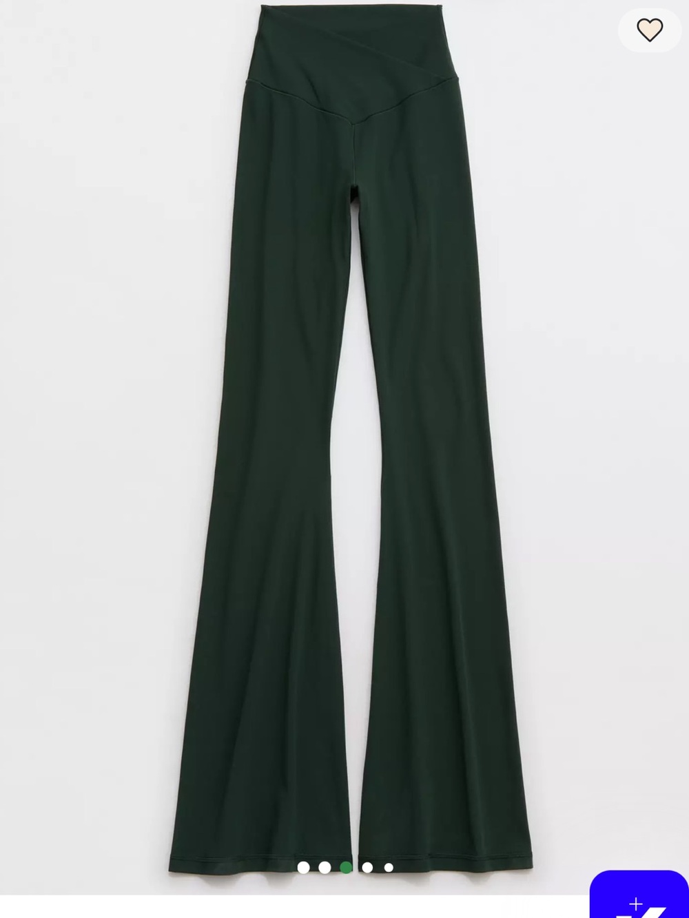 OFFLINE By Aerie Real Me High Waisted Crossover Flare Legging size small - Picture 3 of 8